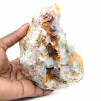 Roche de Fluorite verte : Grand cristal sur sa gangue