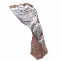 Pyrolusite, Spécimen Mince en Cristaux du Maroc