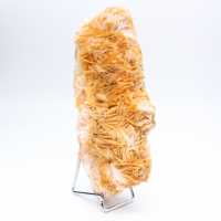 Cristallisation naturelle de barytine orange marocaine