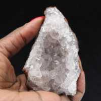 Druses de Quartz et Goethite, Pierre naturelle marocaine 225g