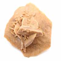 Rosette de gypse du Maroc : cristal naturel du Sahara