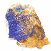 Spécimen bicolore Azurite Malachite