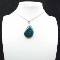 Pendentif Apatite de Madagascar - Cristallisation Naturelle