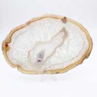 Agate grise et bleue du Brésil