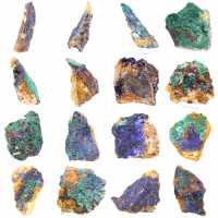 Minéral brut Azurite Malachite Minéral brut Azurite Malachite