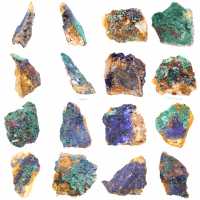 Minéral brut Azurite Malachite Minéral brut Azurite Malachite