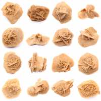 Petite Rose des sables du Maroc : fragment géologique naturel