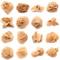 Petite Rose des sables du Maroc : fragment géologique naturel