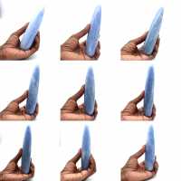 Bâton de calcite bleue