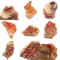 Vanadinite cristalisée Vanadinite cristalisée