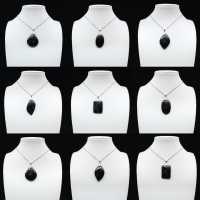 Pendentif tourmaline noire