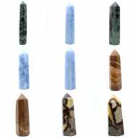 Prisme de calcite bleue