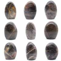 Pierre de lune noire naturelle Pierre de lune noire naturelle