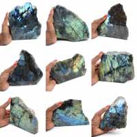Labradorite une face polie de collection
