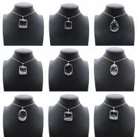 Pendentif en quartz polie