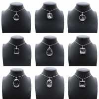 Pendentif en quartz polie