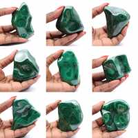 Bloc naturel de malachite