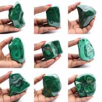 Bloc naturel de malachite
