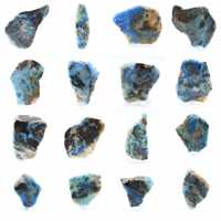 Tranche d’Azurite Malachite pour collection minérale