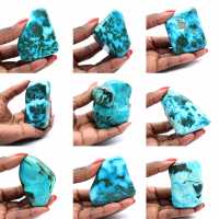 Pierre polie en Chrysocolle Congo Pierre polie en Chrysocolle Congo