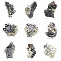 Pièce de Collection Sphalérite et Pyrite