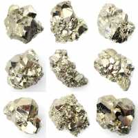 Pyrite brute du Pérou