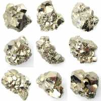 Pyrite brute du Pérou