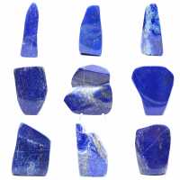 Bloc lapis-lazuli poli décoratif Bloc lapis-lazuli poli décoratif