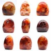 Cornaline Polie Petite Pièce - Spécimen Minéral de Décoration (Madagascar) Cornaline Polie Petite Pièce - Spécimen Minéral de Décoration (Madagascar)