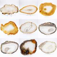 Tranche d'Agate naturelle du Brésil Tranche d'Agate naturelle du Brésil