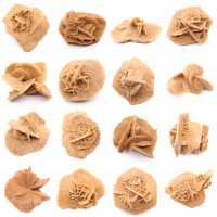 Petite Rose des sables du Maroc : fragment géologique naturel