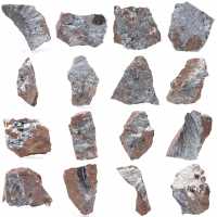 Pyrolusite, Spécimen Authentique sur Matrice