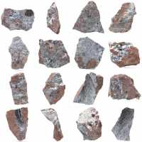 Pyrolusite, Spécimen Authentique sur Matrice