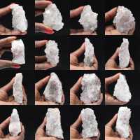 Quartz brut du Maroc, Cristaux à inclusions de Goethite