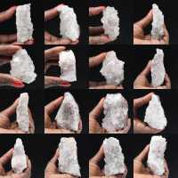 Quartz brut du Maroc, Cristaux à inclusions de Goethite