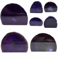 Agate violette minérale