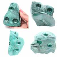 Forme libre en malachite