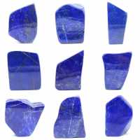Lapis-lazuli naturelle polie