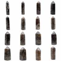 Prisme polie en Quartz fumé
