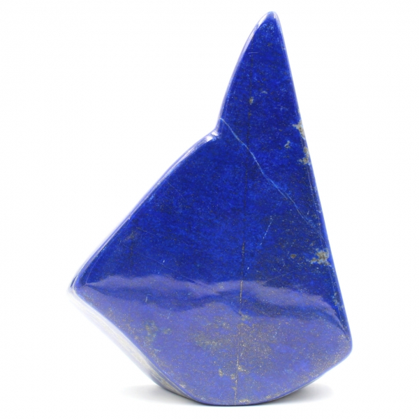 Bloc en pierre de lapis Lazuli forme abstraite d'ornement