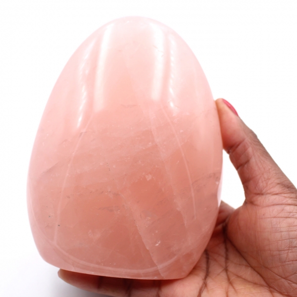 Forme libre de quartz rose