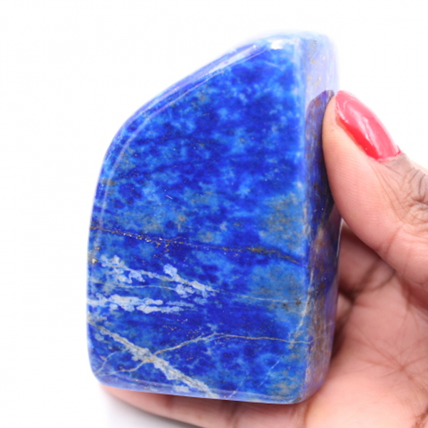 Bloc de pierre de Lapis-lazuli forme libre
