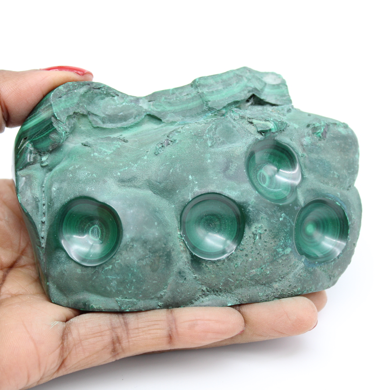 Forme libre en malachite