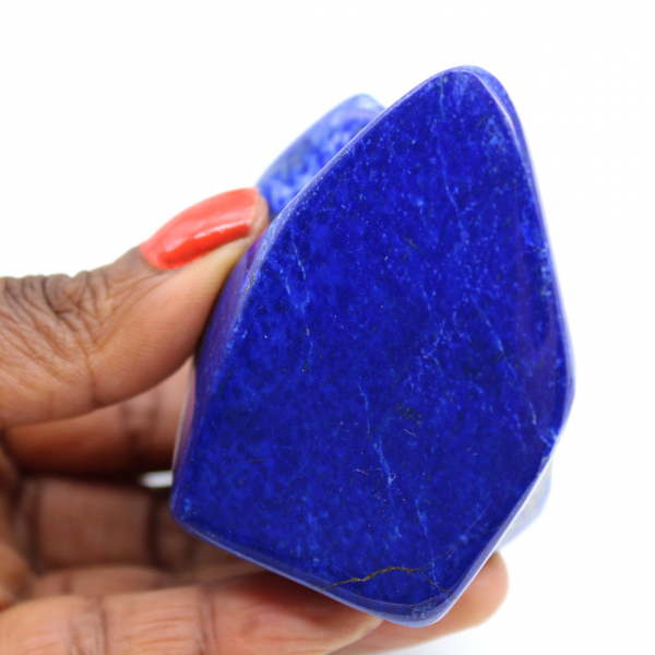 Pierre polie naturelle de Lapis-lazuli