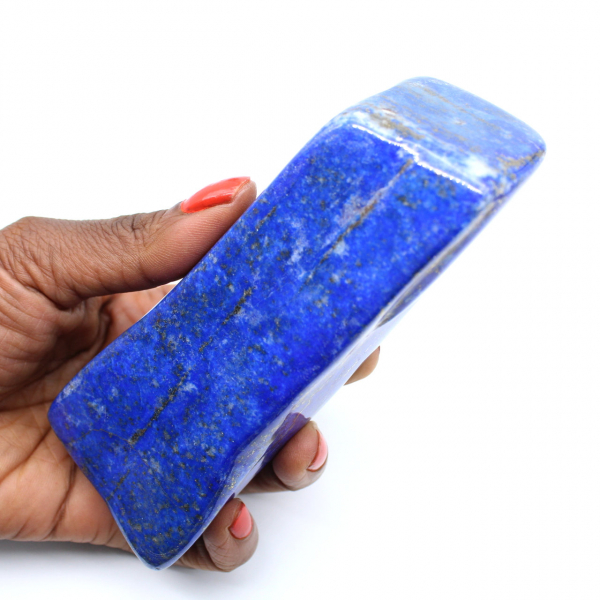Lapis-lazuli polie pierre d’ornement