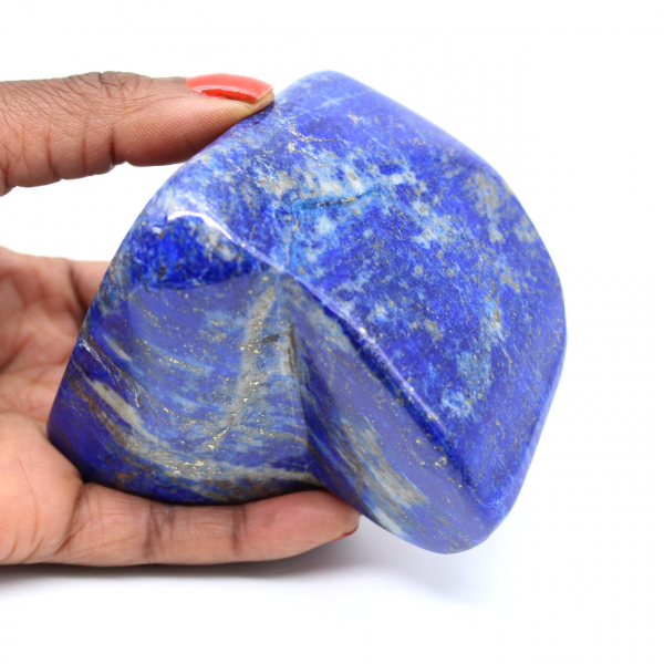 Pierre polie naturelle de Lapis-lazuli