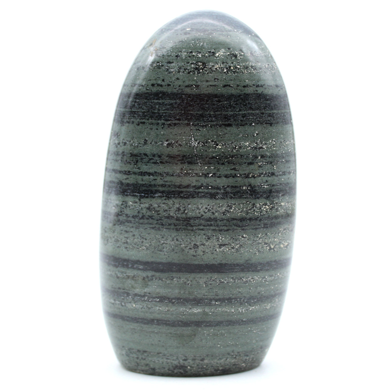 Jaspe verte striée de Madagascar