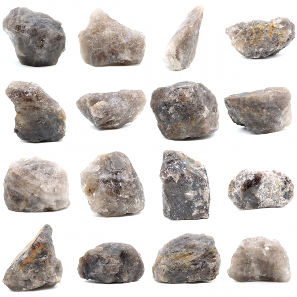 Quartz fumé brut de Madagascar
