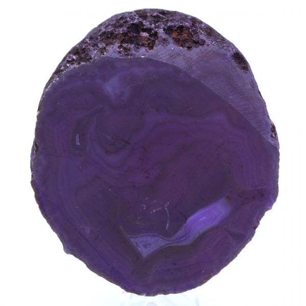 Agate violette du Brésil