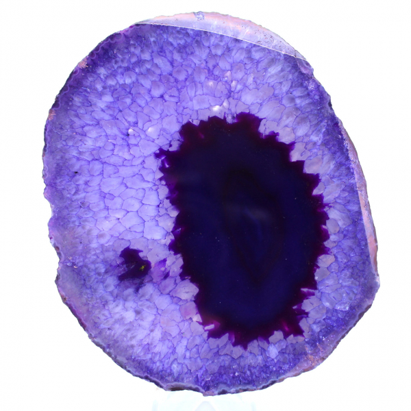 Pierre d'agate violette du Brésil